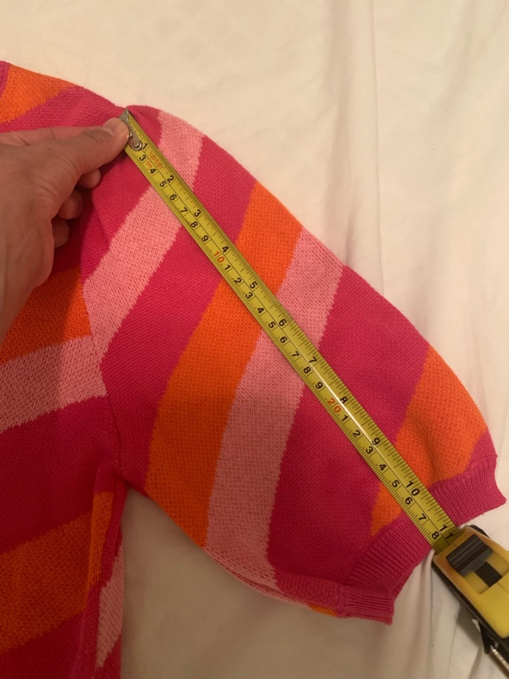 Fate Pink, Hot Pink & Orange Striped Knit Top - Picture 15 of 16